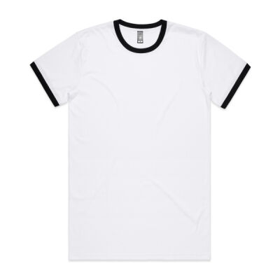 YOUR OWN DESIGN - Mens AS Colour Ringer Tee 5053 Thumbnail